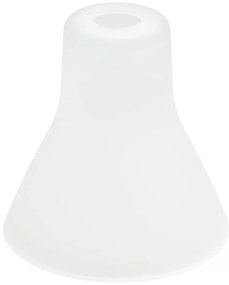 Vetro di ricambio per lampadario E27 diametro 20 cm bianco