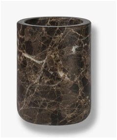 Tazza di marmo marrone per spazzolini da denti Marble - Mette Ditmer Denmark