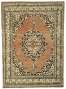 Tabriz Tappeto 170 x 130 Rosso (Iran) Annodato A Mano