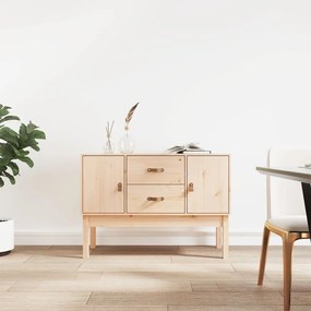 Credenza 110x40x78 Cm İn Legno Massello Di Pino /