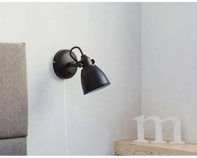 Markslöjd 105814 - Applique FJÄLLBACKA 1xE14/40W/230V nero