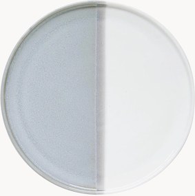 Set di 4 piatti da colazione in porcellana Double