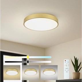 Brilagi - Lampada LED dimmerabile POOL LED/60W/230V 3000-6000K Ø 60 cm dorata + telecomando