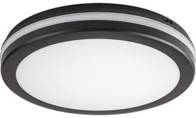 Rabalux 77035 - Plafoniera da bagno a LED INDRE LED/28W/230V IP54 nera