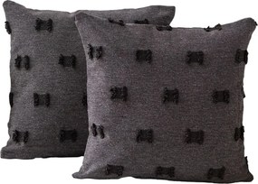 Federe decorative in set 2 pz 43x43 cm Tuffet – Mioli Decor