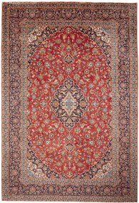 Kashan Tappeto persiano 380 x 260 Rosso (Iran) Annodato A Mano