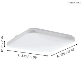 Eglo 97875 - Plafoniera LED FRANIA LED/14,6W/230V