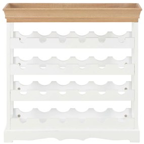 Mobile portavini bianco 70x22,5x70,5 cm in mdf