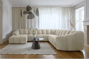 Divano angolare beige (con penisola a destra/a U) Shell – Miuform