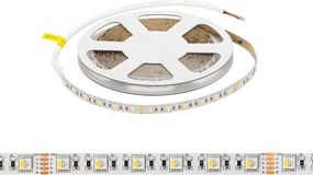 Striscia LED RGBW Multicolore 24V 17W/m Professionale - IP20 - 5 metri