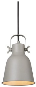 Nordlux - Lampadario a sospensione con filo ADRIAN 1xE27/25W/230V diametro 16 cm grigio
