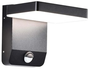 LED Applique da esterno con sensore LED/17W/230V 4000K nero