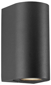 Nordlux - Applique da esterno CANTO 2xGU10/28W/230V IP44 nero