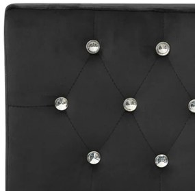 Panca 110 cm in Velluto Nero