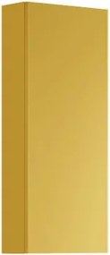 Pensile bagno Pixel Plain laccato opaco giallo sole, 1 anta apertura da sinistra P 17 x L 30 x H 80 cm