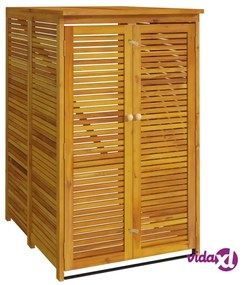 vidaXL Copribidone Singolo 70x89x117 cm in Legno Massello di Acacia