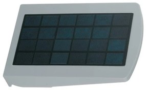 Applique LED moderno da esterno Eos doppia luce bianco IP65, con sensore crepuscolare luce bianco naturale 450 lumen, INTEC