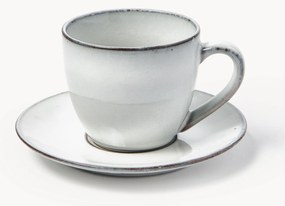 Tazza da caffè fatta a mano con piattino Nordic Sand