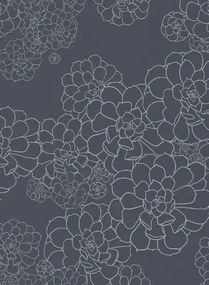 Paint & Paper Library Carta da parati Aeonium - Blue Blood
