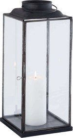 BRIGITTE - lanterna in vetro e acciaio