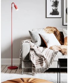 ByRydens 4100950-1002 - Lampada da terra CURVE 1xGU10/7W/230V rossa