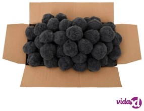 vidaXL Sfera Filtrante Anti Odore per Piscina Nero 700g Polietilene