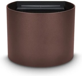 Brilagi - Lampada da parete LED per esterni RONDO LED/6W/230V marrone IP54