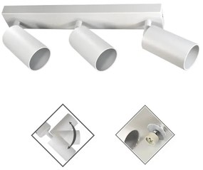 Luce Spot FARGO 3xGU10/30W/230V bianco