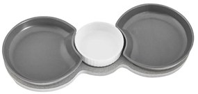 Set di 3 ciotole da portata con vassoio , 38 x 16,5 cm Yin&Yang - Villa Altachiara