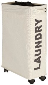 Cesto portabiancheria beige , 44,4 l Corno - Wenko