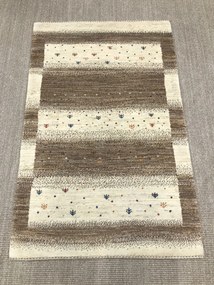 Loribaft Tappeto 80x130 Beige (Iran) Annodato A Mano
