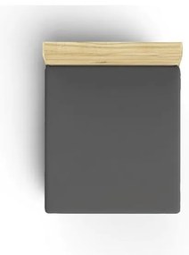 Lenzuolo con angoli color antracite in cotone 140x200 cm – Mijolnir