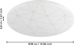 Eglo 900612 - Plafoniera LED RENDE LED/19,5W/230V