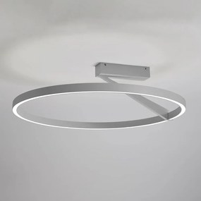 MERIDIANA lampada da parete/soffitto 44W titanio dimmerabile