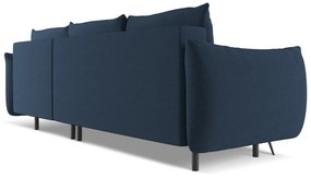 Divano angolare blu (con penisola a destra) Malie – Makamii