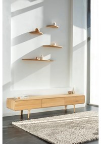 Scaffali in legno di quercia in colore naturale Mu - Gazzda