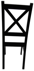 Sedia da pranzo NATE nera