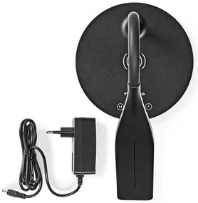 Nedis LTLGQ4M2BK - Lampada dimmerabile con ricarica wireless Qi LED/5,5W/230V 2700-6500K