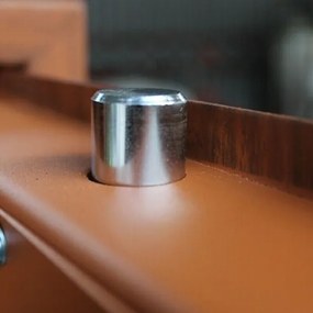 Armadio Portafucili Effetto Legno Utilia TOP Security Fuciliera 4 Posti Con Tesoretto A Chiave