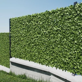 Siepe Artificiale BAKAJI - Rotolo 1.5x3 Metri Con Edera Finta Per Privacy Da Balcone E Giardino - Foto 2