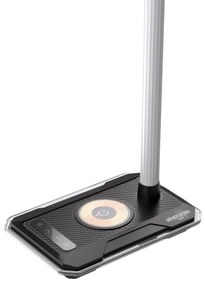 Immax 08989L - LED RGBW Lampada da tavolo dimmerabile con Qi di ricarica 30W/230V nero