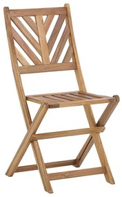 Set bistrò in legno di acacia TERNI Beliani