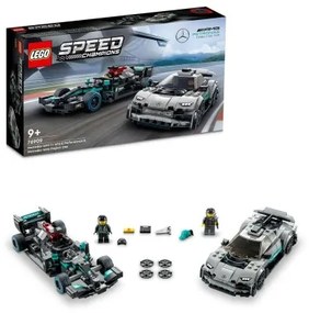 Playset Lego Speed Champions: Mercedes-AMG F1 W12 E Performance &amp; Mercedes-AMG Project One 76909