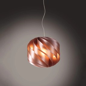 Sospensione Moderna Globe Polilux ® Rame E Metallo Cromo 1 Luce E27 D40Cm