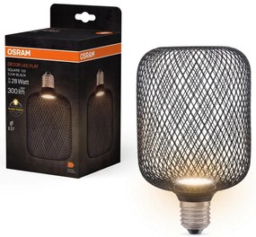 Lampadina LED DECOR FLAT E27/3,5W/230V 2700K nero - Osram