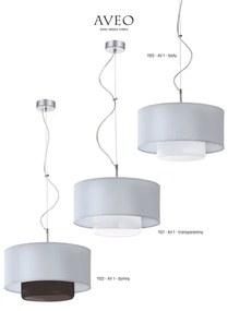 Jupiter 1120 - AV1 - Lampada a sospensione AVEO 1xE27/80W/230V