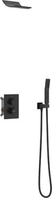 Mexen Salto set doccia nascosto, nero - 7604-02-70