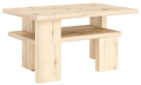 Tavolino da salotto di colore naturale in pino massiccio 45x68 cm Japan – Karup Design