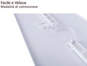 Pannello Led Con Ottica Modulare UGR 16 Bianco Neutro 30W 60X60cm 150LM/W Per Ufficio Enti Pubblici