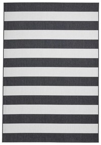 Tappeto per esterni bianco/nero 230x160 cm Santa Monica - Think Rugs